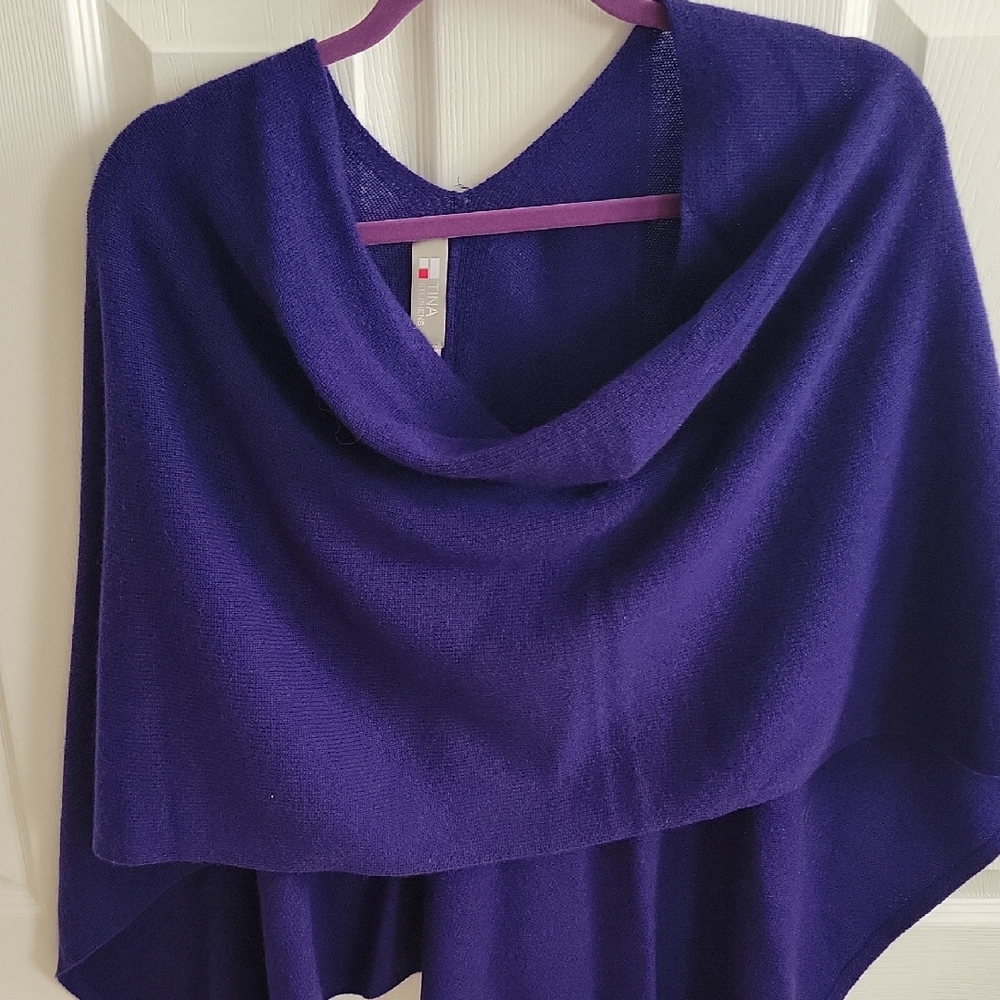 Elegant Purple Women's Cape